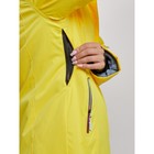 Костюм горнолыжный женский зимний, размер 42, цвет жёлтый - Фото 9