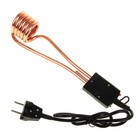 Электрокипятильник Luazon LEK 06, 1500 Вт, спираль пружина, индикатор, 28х6 см, 220В, черный - Фото 6