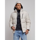 Куртка мужская зимняя, размер 52, цвет светло-бежевый - Фото 6