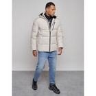 Куртка мужская зимняя, размер 58, цвет светло-бежевый - Фото 12