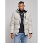 Куртка мужская зимняя, размер 58, цвет светло-бежевый - Фото 9