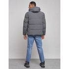 Куртка мужская зимняя, размер 58, цвет тёмно-серый - Фото 4