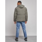 Куртка мужская зимняя, размер 48, цвет хаки - Фото 4