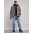 Куртка мужская зимняя, размер 56, цвет хаки - Фото 14