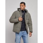 Куртка мужская зимняя, размер 56, цвет хаки - Фото 7