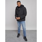 Куртка мужская зимняя, размер 52, цвет чёрный - Фото 11