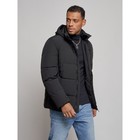 Куртка мужская зимняя, размер 52, цвет чёрный - Фото 8