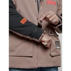Куртка мужская зимняя, размер 54, цвет коричневый - Фото 16