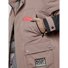 Куртка мужская зимняя, размер 54, цвет коричневый - Фото 18