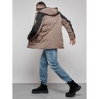 Куртка мужская зимняя, размер 54, цвет коричневый - Фото 25