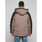 Куртка мужская зимняя, размер 54, цвет коричневый - Фото 8