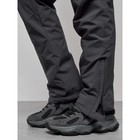 Полукомбинезон горнолыжный утеплённый мужской зимний, размер 48, цвет тёмно-серый - Фото 12