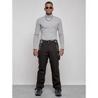 Полукомбинезон горнолыжный утеплённый мужской зимний, размер 52, цвет тёмно-серый - Фото 17