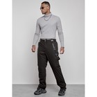 Полукомбинезон горнолыжный утеплённый мужской зимний, размер 54, цвет тёмно-серый - Фото 18