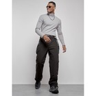 Полукомбинезон горнолыжный утеплённый мужской зимний, размер 56, цвет тёмно-серый - Фото 11