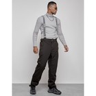 Полукомбинезон горнолыжный утеплённый мужской зимний, размер 56, цвет тёмно-серый - Фото 15