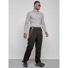 Полукомбинезон горнолыжный утеплённый мужской зимний, размер 56, цвет тёмно-серый - Фото 19