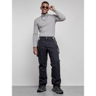 Полукомбинезон горнолыжный утеплённый мужской зимний, размер 54, цвет тёмно-синий - Фото 14