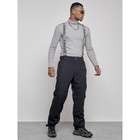 Полукомбинезон горнолыжный утеплённый мужской зимний, размер 54, цвет тёмно-синий - Фото 3