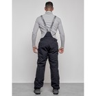 Полукомбинезон горнолыжный утеплённый мужской зимний, размер 56, цвет тёмно-синий - Фото 4