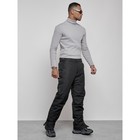 Полукомбинезон горнолыжный утеплённый мужской зимний, размер 52, цвет чёрный - Фото 9