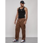 Штаны спортивные мужские, размер 48, цвет коричневый - Фото 11