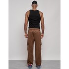 Штаны спортивные мужские, размер 48, цвет коричневый - Фото 15