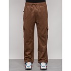 Штаны спортивные мужские, размер 48, цвет коричневый - Фото 16
