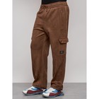 Штаны спортивные мужские, размер 48, цвет коричневый - Фото 17