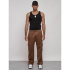 Штаны спортивные мужские, размер 48, цвет коричневый - Фото 10