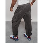 Штаны спортивные мужские, размер 48, цвет серый - Фото 15