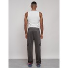 Штаны спортивные мужские, размер 48, цвет серый - Фото 4