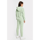 Комплект для девочки (толстовка, брюки), цвет зелёный, рост 92-98 см - Фото 2