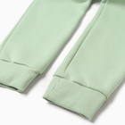Комплект для девочки (толстовка, брюки), цвет зелёный, рост 92-98 см - Фото 9
