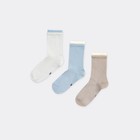 Набор носков женских (3 пары), размер 25-27 - фото 27198758