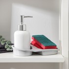 Подставка для губки и дозатора, пластик, МИКС - Фото 2