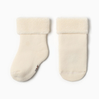 Носки детские махровые, цвет кремовый, размер 8 - фото 8469221