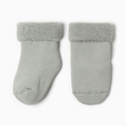 Носки детские махровые, цвет светло-оливковый, размер 10 - фото 320941276