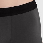 Набор мужских трусов боксеры (2 шт), цвет чёрный/графит, размер 50 (L) - фото 23497475