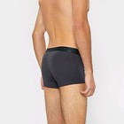 Набор мужских трусов боксеры (2 шт), цвет графит/чёрный, размер 52 (XL) - фото 23497522