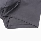 Набор мужских трусов боксеры (2 шт), цвет графит/чёрный, размер 52 (XL) - фото 23497525