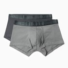 Набор мужских трусов боксеры (2 шт), цвет серый, размер 50 (L) - фото 23525474