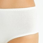 Трусы женские слипы, цвет молочный размер 58 (5XL) - фото 23497735