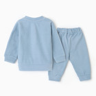 Комплект детский, цвет голубой, рост 68 см - фото 23571645