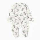 Комбинезон детский, цвет белый, рост 62 см - фото 23571785