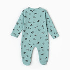 Комбинезон детский, цвет зеленый, рост 62 см - фото 23571800