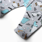 Комбинезон детский, цвет серый, рост 56 см - фото 23571824