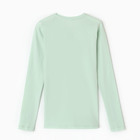 Лонгслив для девочки, цвет мята, рост 158 см - фото 23582976