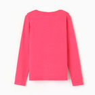 Лонгслив для девочки, цвет яр.розовый, рост 140 - фото 23582992