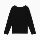 Лонгслив для девочки, цвет чёрный, рост 152 см 10186971